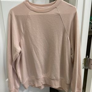 H&M blush pink thin sweatshirt, size US S, oversized casual, never used